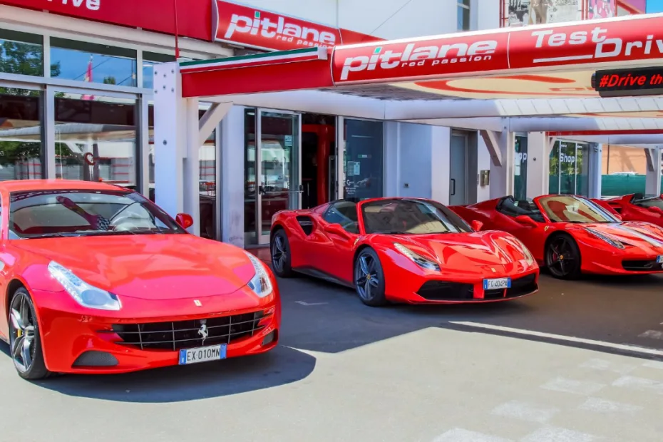 Book a test drive with a ferrari and have dinner with us