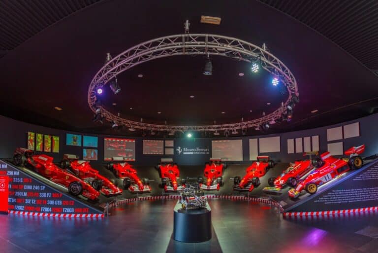 Maranello,,Italy,,September,23,,2021:,Ferrari,F1,Racing,Cars,Inside